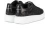 Alexander McQueen Oversized glitter lace-up sneakers Black - Thumbnail 4