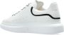 Alexander McQueen Oversized lace-up leather sneakers White - Thumbnail 3