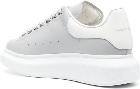 Alexander McQueen Oversized lace-up sneakers Grey