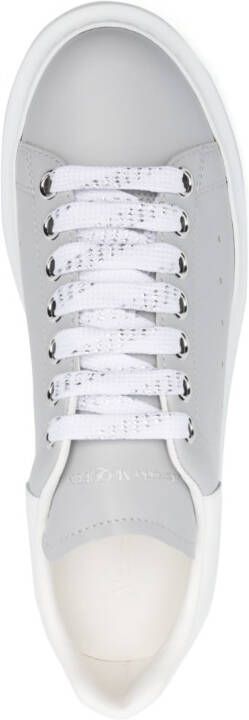 Alexander McQueen Oversized lace-up sneakers Grey