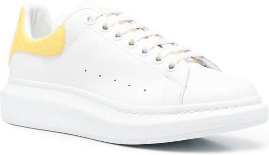 Alexander McQueen Oversized Larry leather sneakers White