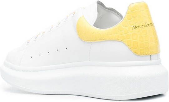 Alexander McQueen Oversized Larry leather sneakers White