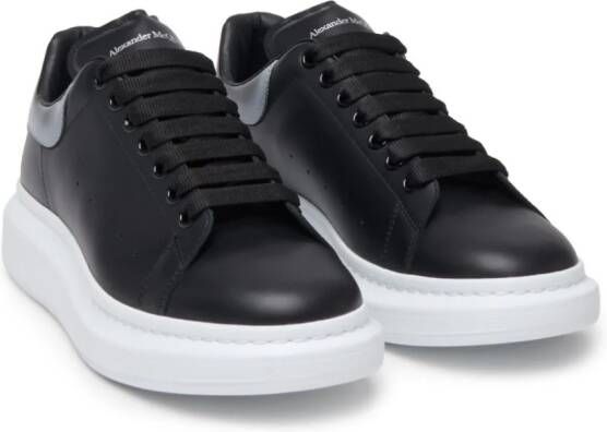 Alexander McQueen Oversized leather sneakers Black