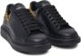 Alexander McQueen Oversized leather sneakers Black - Thumbnail 2