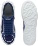 Alexander McQueen Oversized leather sneakers Blue - Thumbnail 4