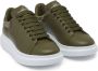 Alexander McQueen Oversized leather sneakers Green - Thumbnail 2