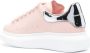 Alexander McQueen Oversized leather sneakers Pink - Thumbnail 3