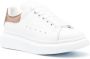 Alexander McQueen Oversized leather sneakers White - Thumbnail 4