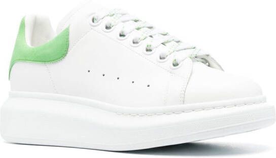 Alexander McQueen Oversized leather sneakers White