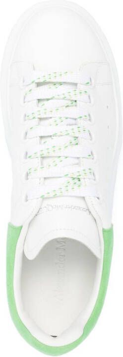 Alexander McQueen Oversized leather sneakers White