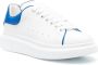 Alexander McQueen Oversized low-top leather sneakers White - Thumbnail 2