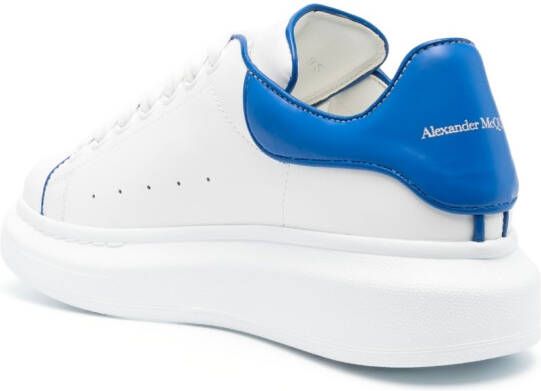 Alexander McQueen Oversized low-top leather sneakers White