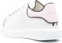Alexander McQueen Oversized low-top leather sneakers White - Thumbnail 3