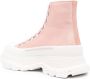 Alexander McQueen Oversized-sole ankle boots Pink - Thumbnail 3
