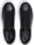 Alexander McQueen Oversized leather sneakers Black - Thumbnail 4
