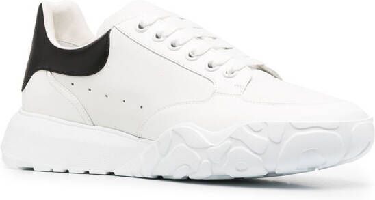 Alexander McQueen Court lace-up sneakers White
