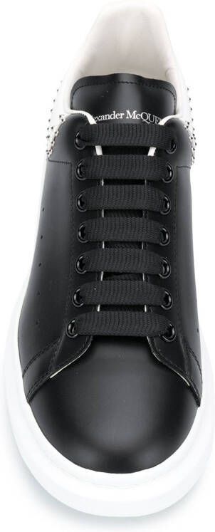 Alexander McQueen Oversized studded low-top sneakers Black