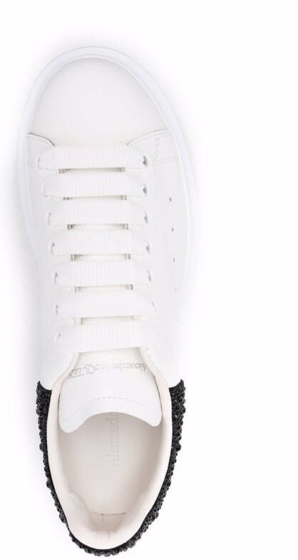 Alexander McQueen Oversized studded low-top sneakers White