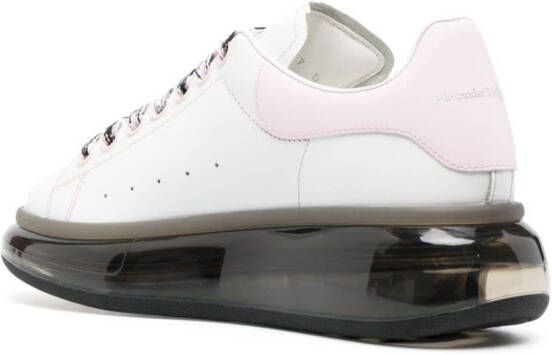 Alexander McQueen Oversized transparent sole sneakers White