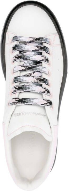 Alexander McQueen Oversized transparent sole sneakers White