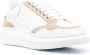 Alexander McQueen panelled low-top leather sneakers White - Thumbnail 2