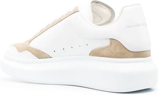 Alexander McQueen panelled low-top leather sneakers White