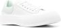 Alexander McQueen perforated low-top leather sneakers White - Thumbnail 2