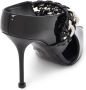 Alexander McQueen pointed-toe patent-leather mules Black - Thumbnail 3