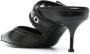 Alexander McQueen Punk 65mm buckled leather mules Black - Thumbnail 3