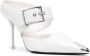 Alexander McQueen Punk 90mm buckled mules White - Thumbnail 2