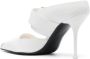 Alexander McQueen Punk 90mm buckled mules White - Thumbnail 3