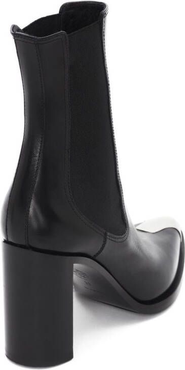 Alexander McQueen Punk 90mm leather Chelsea boots Black