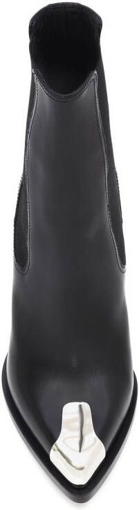 Alexander McQueen Punk 90mm leather Chelsea boots Black