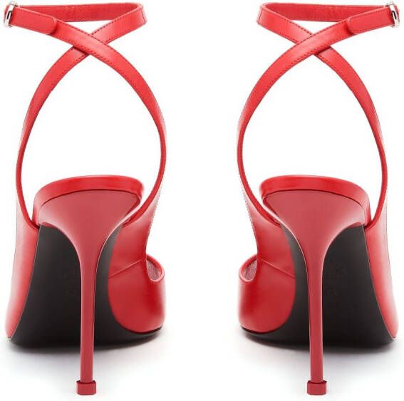 Alexander McQueen Punk 90mm sandals Red