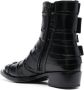Alexander McQueen Punk buckle-detail ankle boots Black - Thumbnail 3