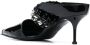 Alexander McQueen Punk Chain 85mm mules Black - Thumbnail 3