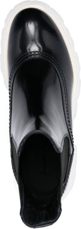 Alexander McQueen Rave leather Chelsea boot Black