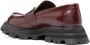 Alexander McQueen ridged-sole leather loafers Red - Thumbnail 3