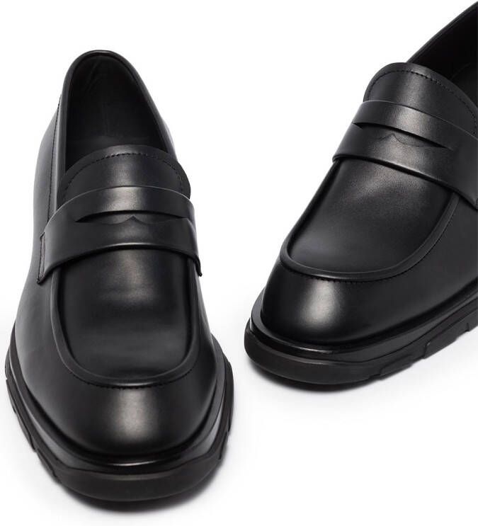 Alexander McQueen rubber-sole loafers Black