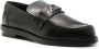 Alexander McQueen Seal-plaque leather loafers Black - Thumbnail 2