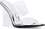 Alexander McQueen Shard wedge-heel sandals Silver - Thumbnail 2