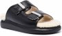 Alexander McQueen shearling lined sandals Black - Thumbnail 2