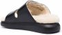Alexander McQueen shearling lined sandals Black - Thumbnail 3