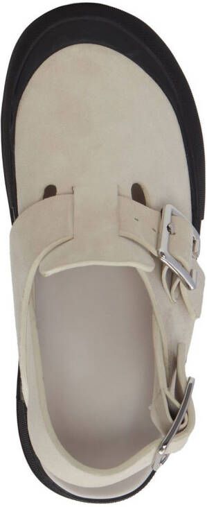 Alexander McQueen side buckle-fastening detail sandals Neutrals