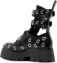 Alexander McQueen silver stud embellished leather boots Black - Thumbnail 3