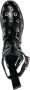 Alexander McQueen silver stud embellished leather boots Black - Thumbnail 4