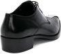 Alexander McQueen silver-tone toe-cap lace-up shoes Black - Thumbnail 3