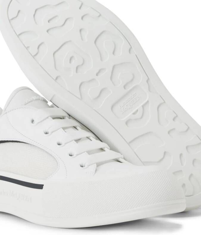 Alexander McQueen Skate Deck plimsoll sneakers White
