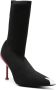 Alexander McQueen Slash Knit 90mm ankle boots Black - Thumbnail 2