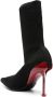 Alexander McQueen Slash Knit 90mm ankle boots Black - Thumbnail 3